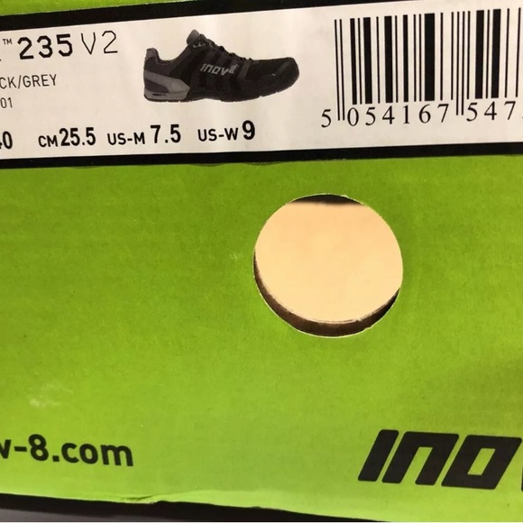 Inov8 Womens F Lite 235 V2 Running Shoes Black Size EU40 US9 M